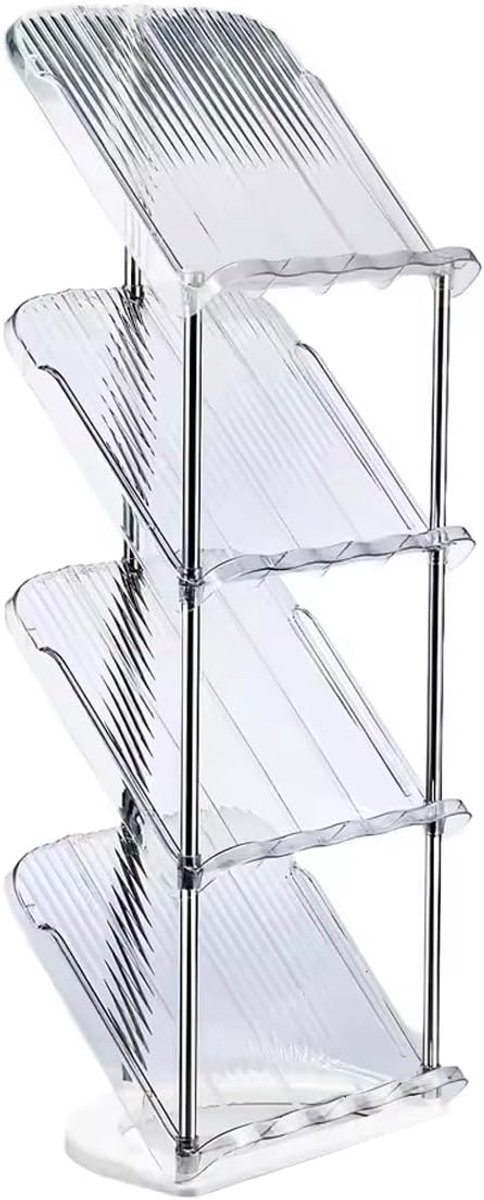 Schoenenorganizer Compatibel met Alle Soorten Schoenen. Ruimtebesparende schoenenorganizer om de kast te organiseren. Ruimtebesparende schoenenstapelaar. (4 niveaus)