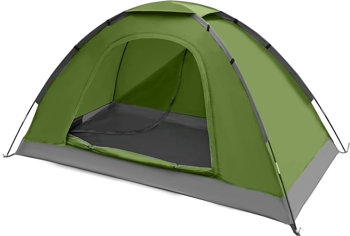 Uv-bescherming 80+, strandtent met 2 deuren met ritssluiting en 2 netramen, strandtent voor familie, draagtas, strand, schaduw, tent, zonnescherm, zonwering, grote tenten