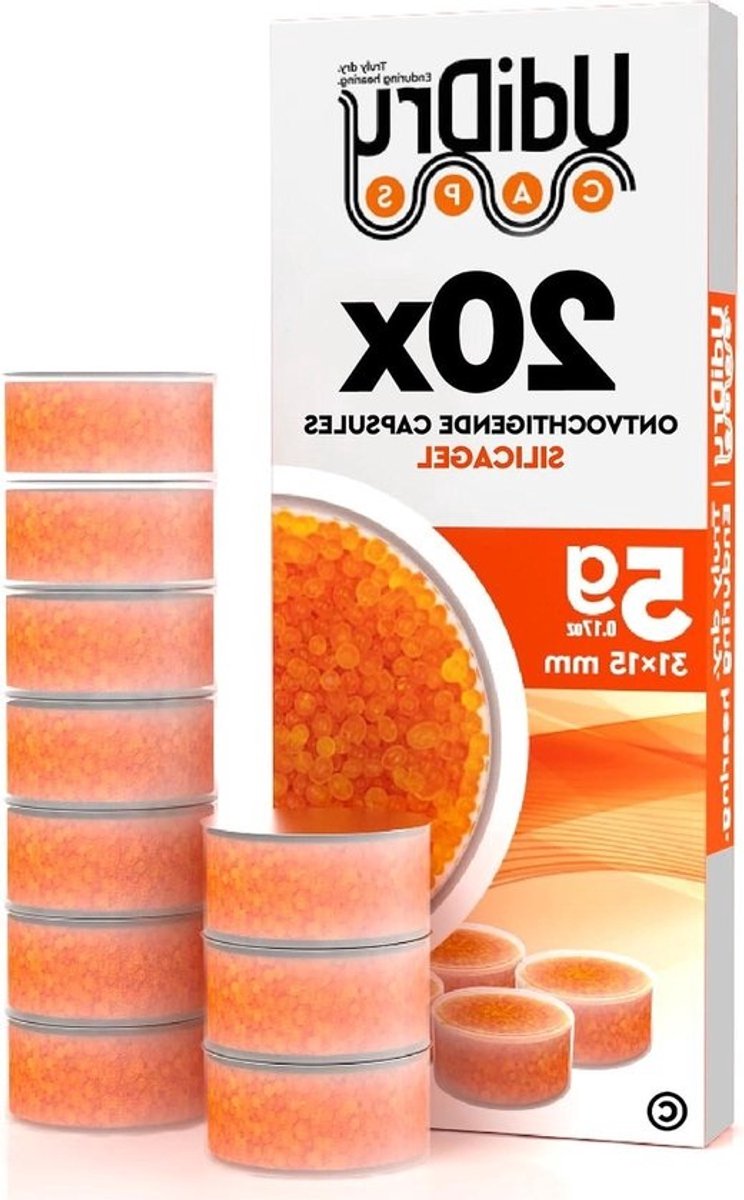 20 Herbruikbare Droogcapsules voor Hoortoestellen met Silicagel - Vochtabsorptie
