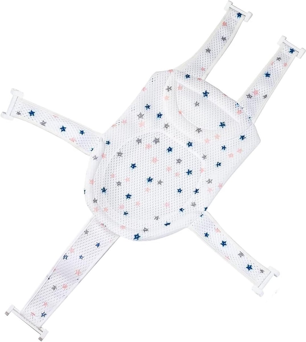 Dailygoods- Badkuipstoel Verstelbaar - Opvouwbaar - Antislip Badnet - Badaccessoires - Veilig voor Baby's - Europese Stijl - Badzitje