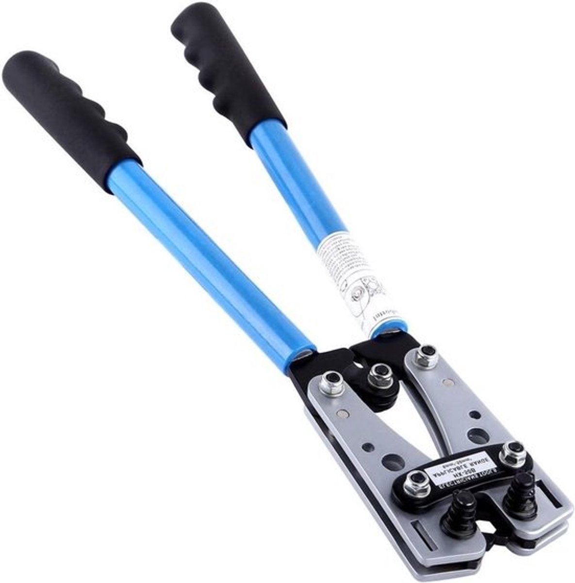 Krimptang - Pers tang - Bedrading verbinden - Zeshoekige persvorm - 6-50 mm² - Blauw