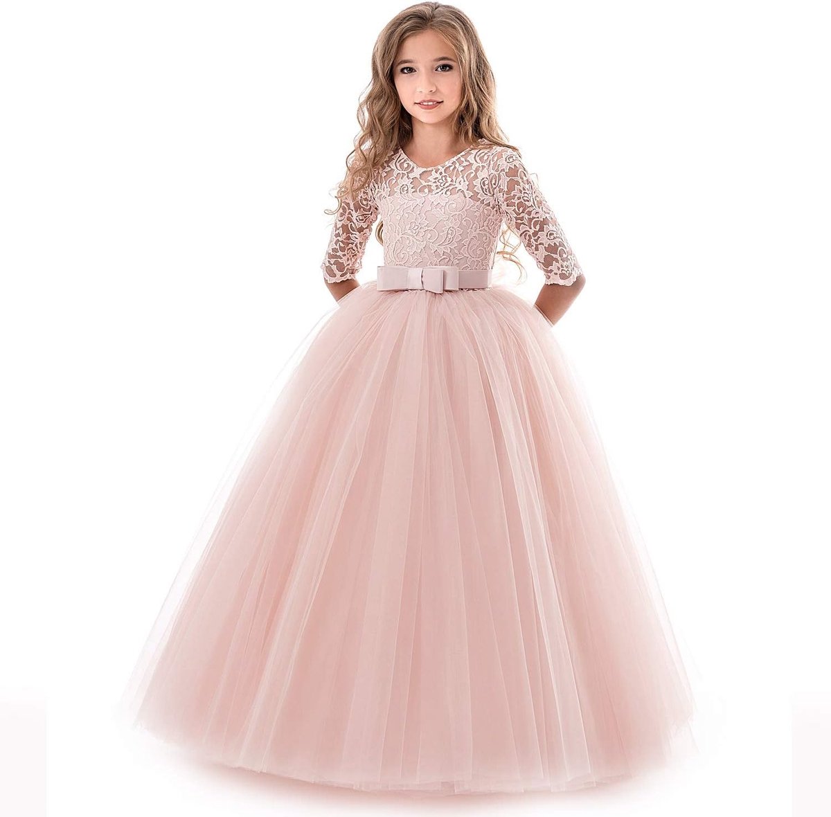 Poofy Flower Girls Jurken Verjaardagsfeestcosplay Wedding Pageant Party Dress-Up