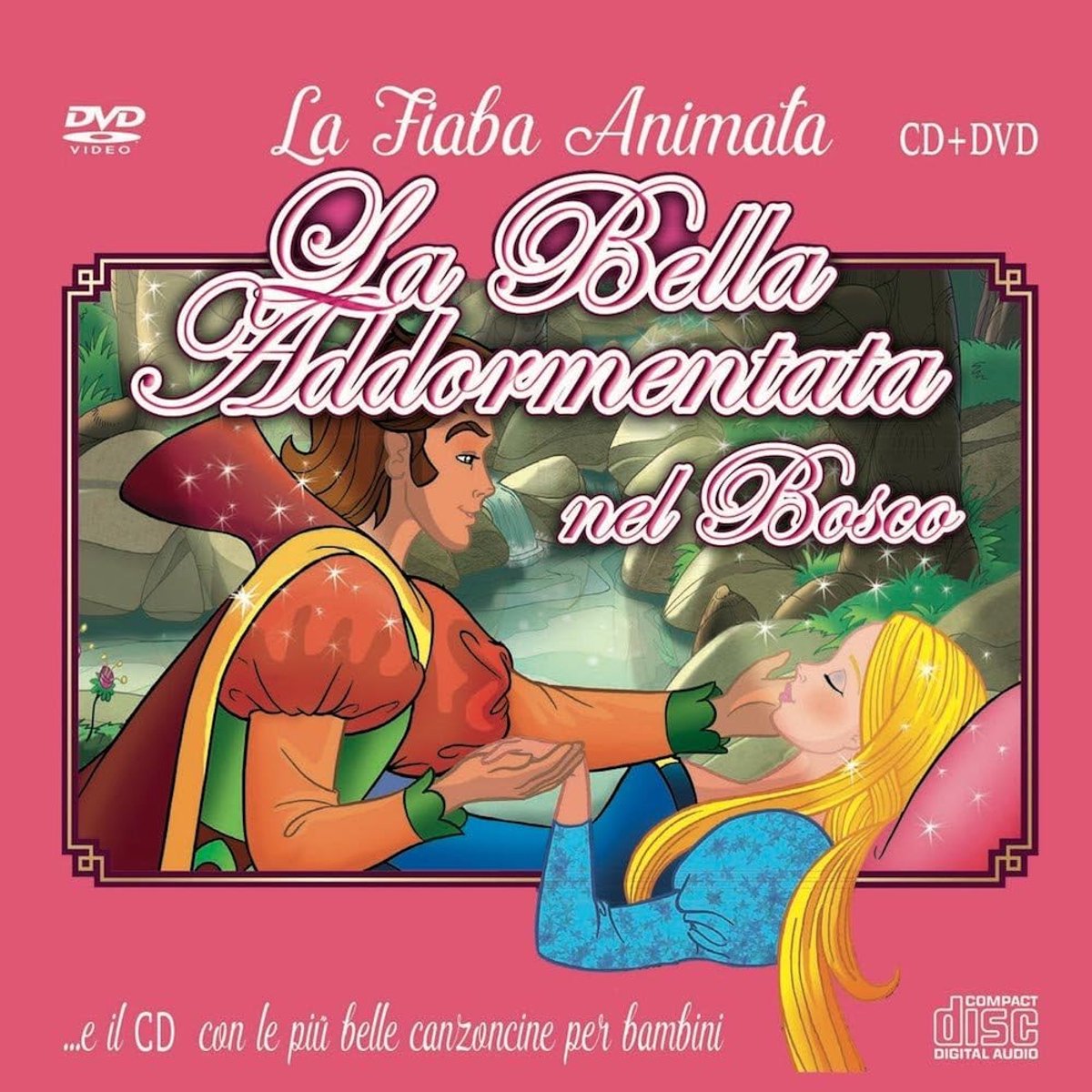 Pi? Belle Canzoncine & Fiabe Cd Audio + Dvd Della Bella Addormentata Nel Bosco Idea Regalo Per Bambini E Per Feste Di Compleanno