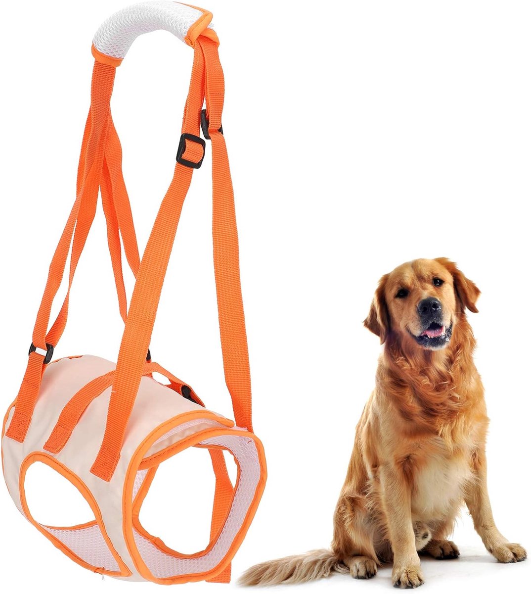 Dailygoods- Harnas Ergonomisch Ontwerp - Hond Assist Harnas - Harnas Voor Senior Honden - Harnas Achterbenen - Handvat Voor Comfort - Duurzaam Materia