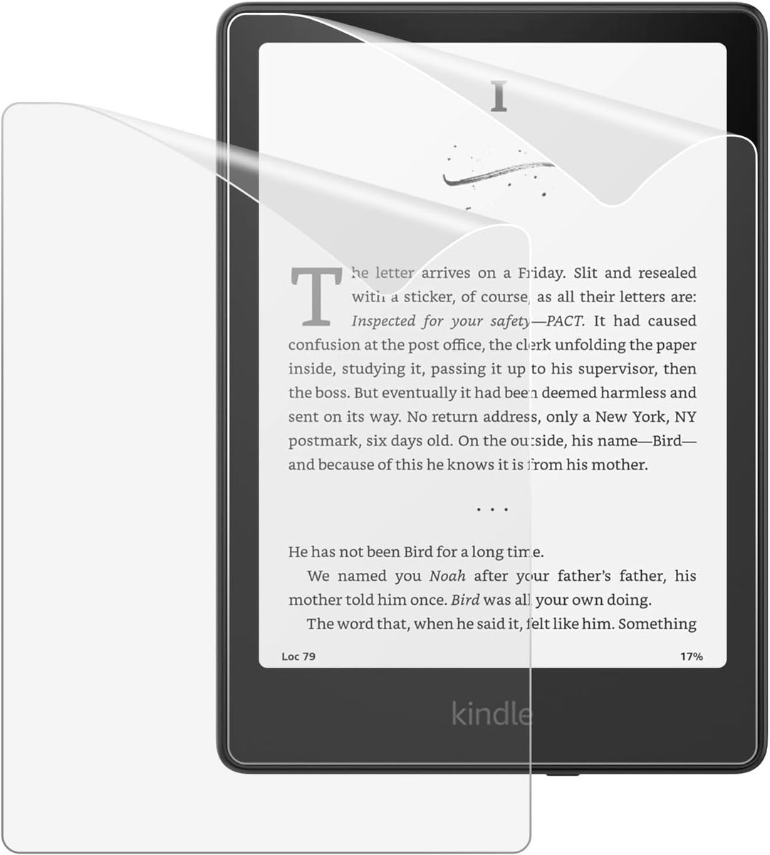 Dailygoods - Screen Protector voor 7 inch E-Readers, Anti-Glare en Volledige Dekking