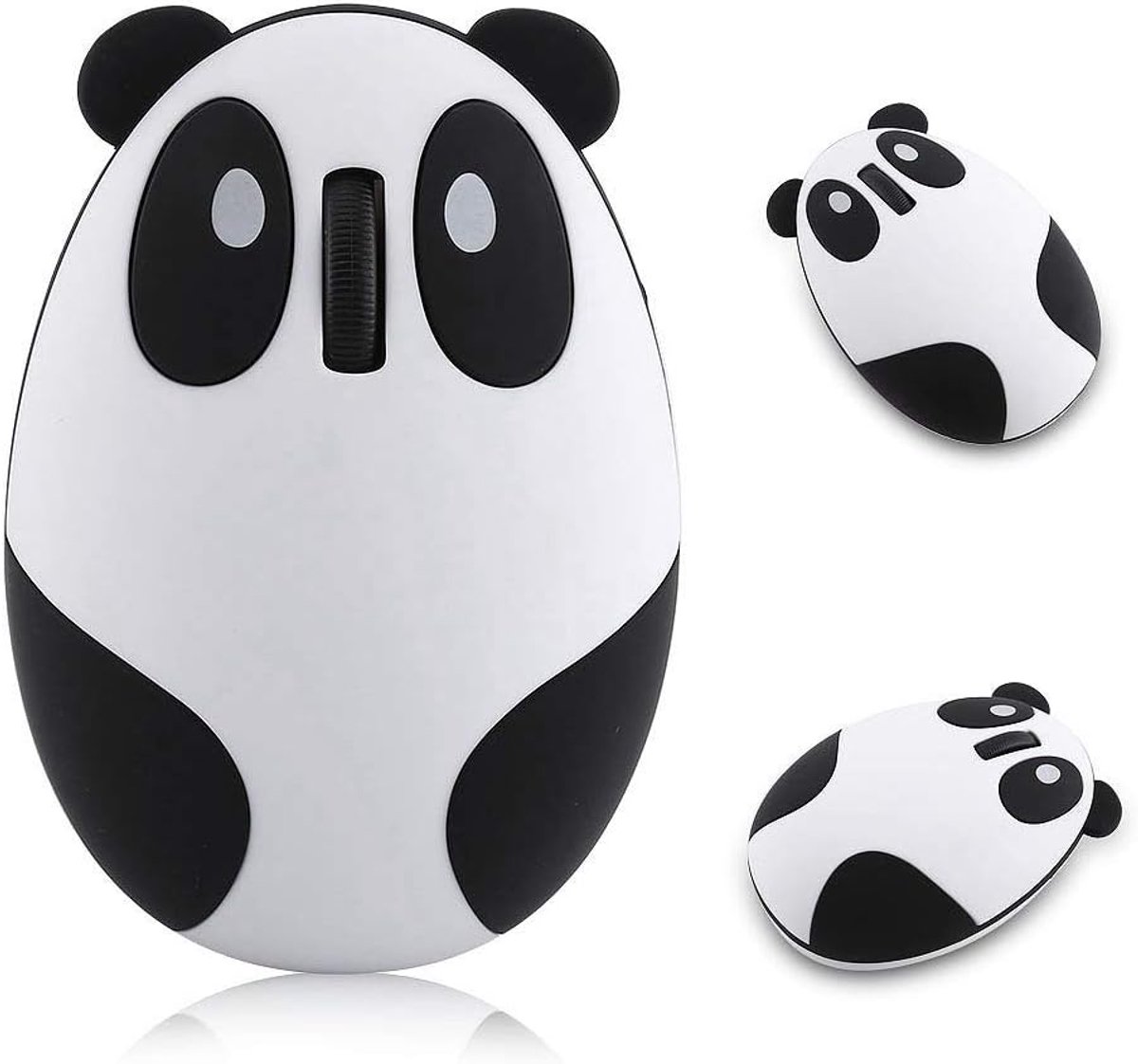 Draadloze computermuis, schattige panda vormige cartoon 2.4G USB universele optische laptop pc desktop muizen, kinderen meisjes, voor voor Linux/voor Andriod/voor