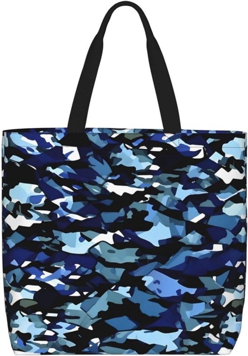 Bloemen Print Tote Tassen - Boodschappentas Handtas - Dagelijkse Boodschappen - Herbruikbaar Milieuvriendelijk - 4978 x 1499 x 3988 cm