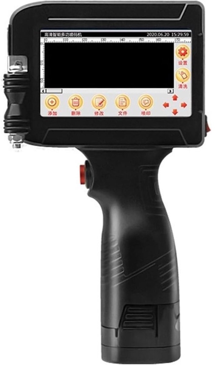 Handbediende Inkjetprinter - Draagbare Printer - Producten Markeren - Print Diverse Materialen - 2-12.7 mm Print Hoogte - Rood