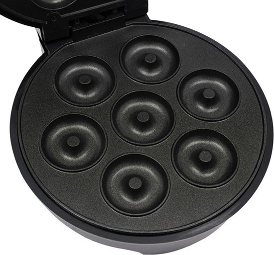 Mini Donut Maker - Donuts Bakken - Snel Desserts Maken - Non-stick Coating - 20 x 20 x 25 cm — afbeelding 3