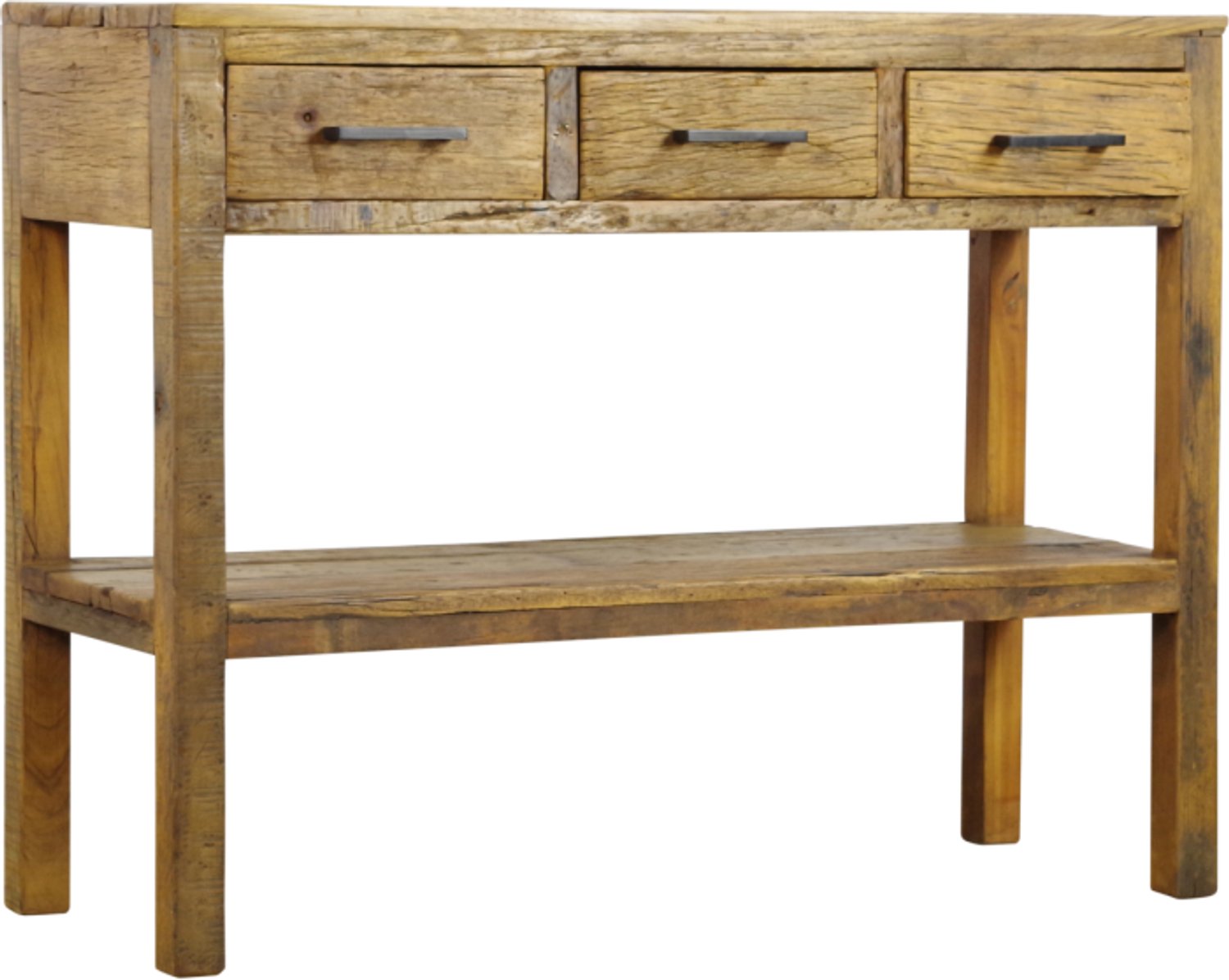Meubelplaats Sidetable Brent gerecycled hout naturel - 110 x 40 x 85 cm