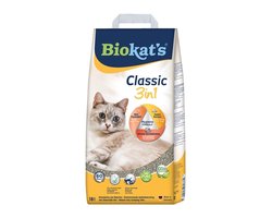 Biokat's Classic 3in1 - 18 L - Kattenbakvulling - Klontvormend - Zonder geur