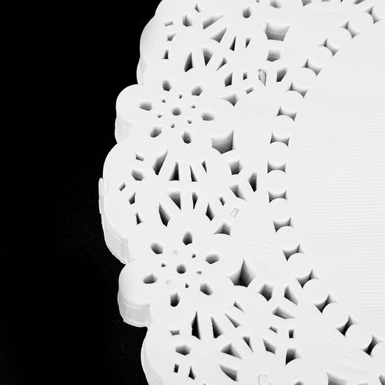 150 STUKS Wegwerpservetten, Kanten Servetten Ronde Placemats Jaloezieën Bakvormen Accessoires Bulk Taart Dessert Ambachten — afbeelding 2