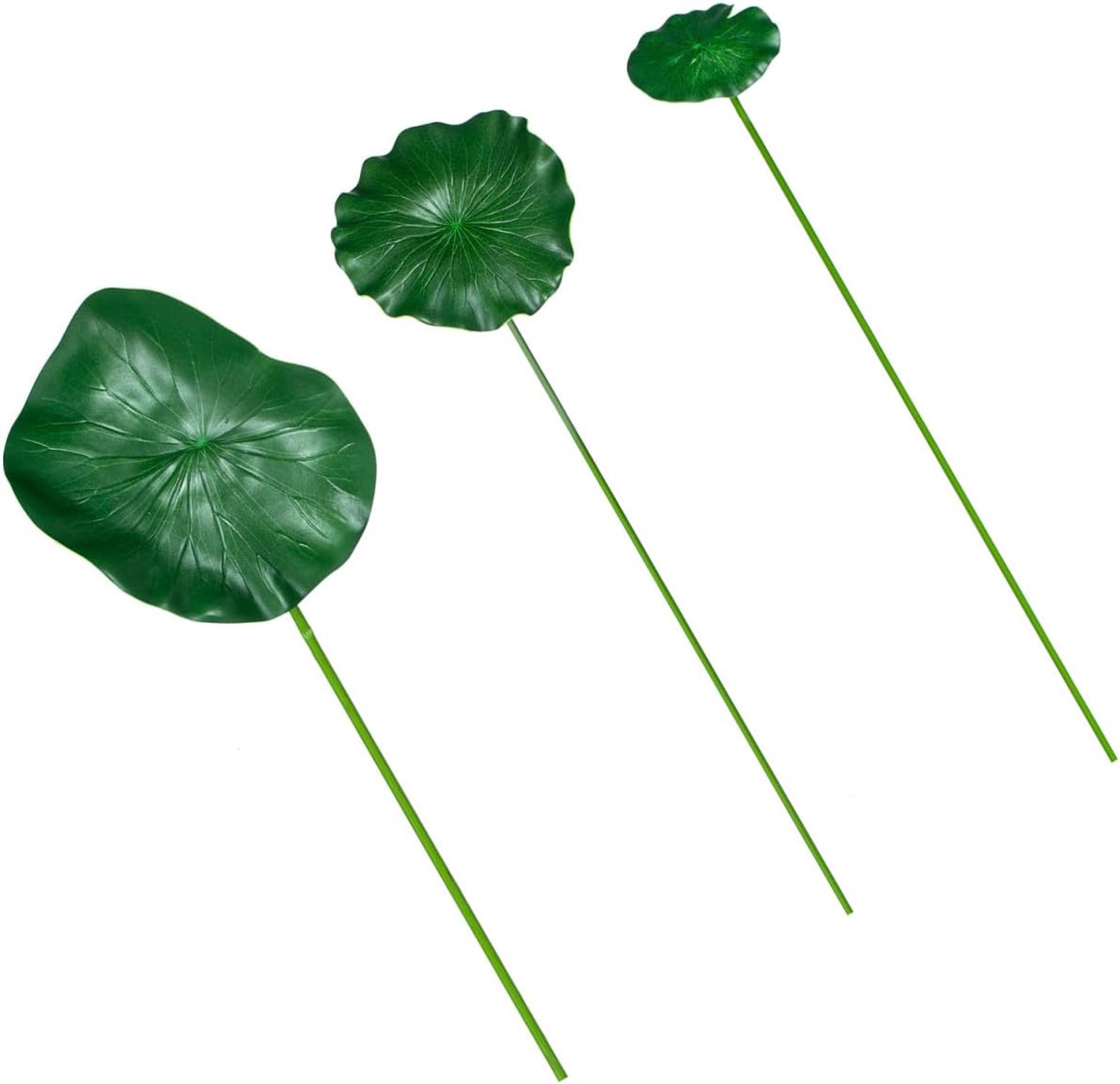Happyyami Simulatie Lotusbladeren met Duurzame Decoratie voor Vijvers Tuinen Podia Drijvende Lotusbladeren voor Sfeervolle Buitenversiering Evenementen