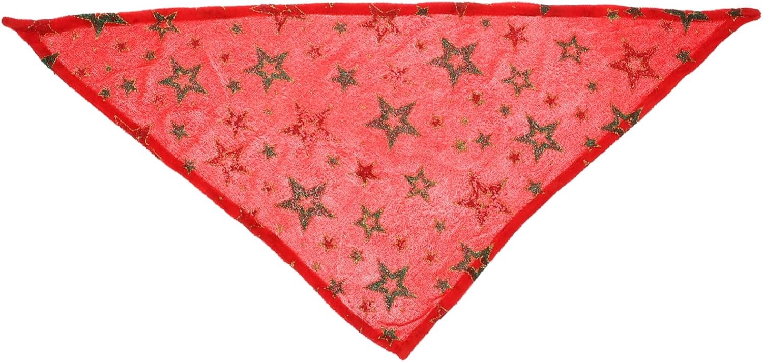 Hondensjaal Met Driehoekige Handdoek Kerstslabbetje Zacht Materiaal Hondenbandana