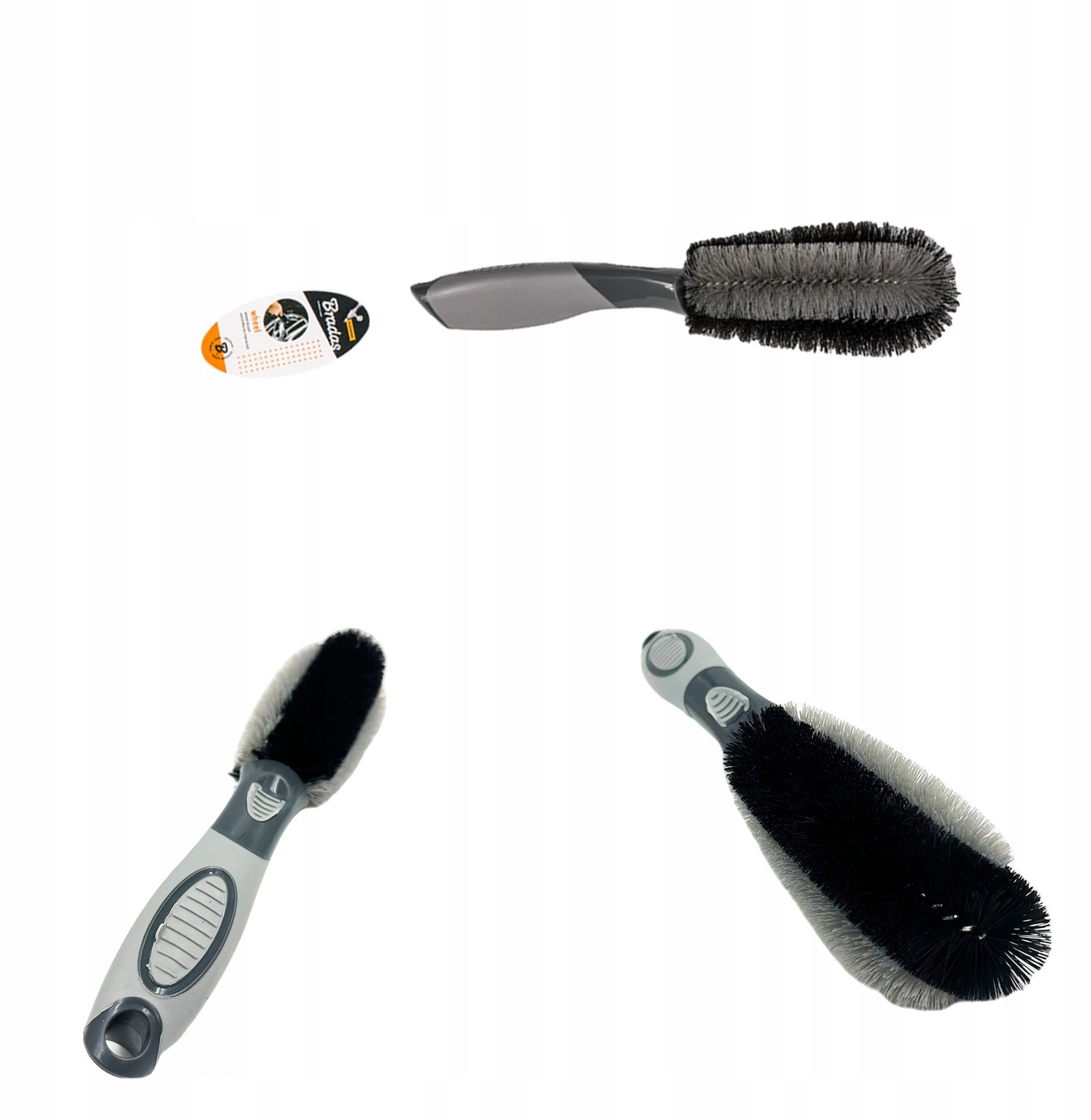 Velgenborstel Auto 29cm - Dikke Borstelharen, Comfortabele Grip