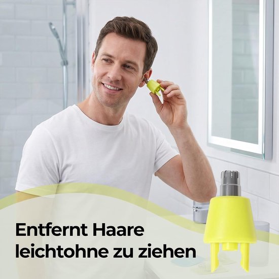 4 stuks neushaartrimmer, reservemessen en reservekoppen, opzetstukken, voor elektrische verzorgingsproducten, dubbelzijdige rotatiekop met waterdichte uitvoering voor dagelijkse verzorging en — afbeelding 4