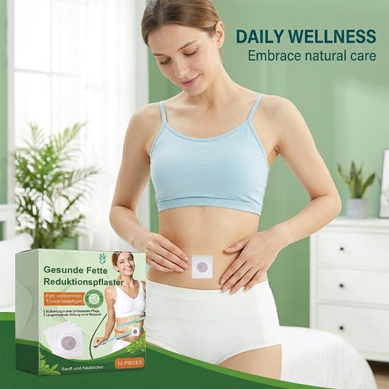 10 stuks afslankheidspatches voor het verbranden van buikvet, afslankpatches, tailleverkleining, natuurlijke detox voor dames en heren, om 's nachts af te vallen (10) — afbeelding 5