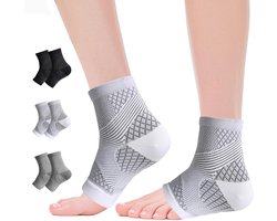 NuCamper Enkelbandage, Enkelbandages, Sport Compressiesokken, Voetbandage, Enkelsteun, Enkelbrace voor Mannen en Vrouwen, Ademende Sokken voor Plantaire Fasciitis Artritis Gewrichtspijn Achillespees