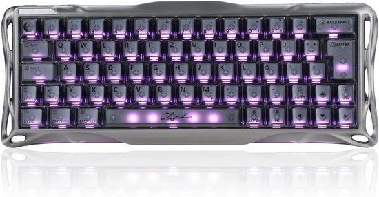 Gaming Toetsenbord met Hall Effect en 8K Responsiviteit - Cyber Frost Black, German QWERTZ, Perfect voor Gamers — afbeelding 5
