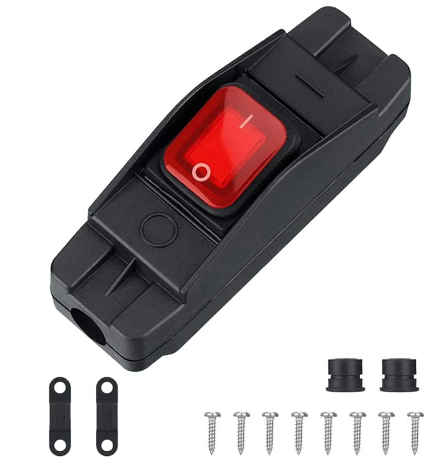 Inline Lichtschakelaar 250 V - 16 A - Waterdicht IP66 - Voor krachtige apparaten of lamp - ShopVlot
