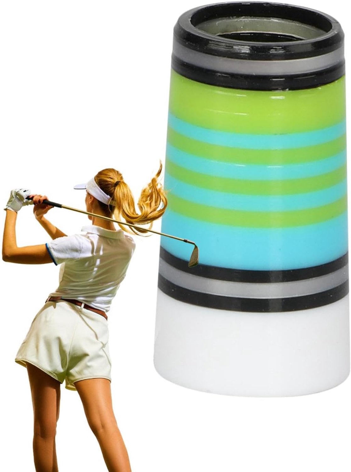 Golfclub Ferrules - Golfen IJzeren Ferrules, Golf Club Ferrules Multi-Ring, Golf Club Iron Tube Set | Draagbare beschermende Golf Tool, Ferrules met enkele zilveren ring voor de meeste merken ijzeren