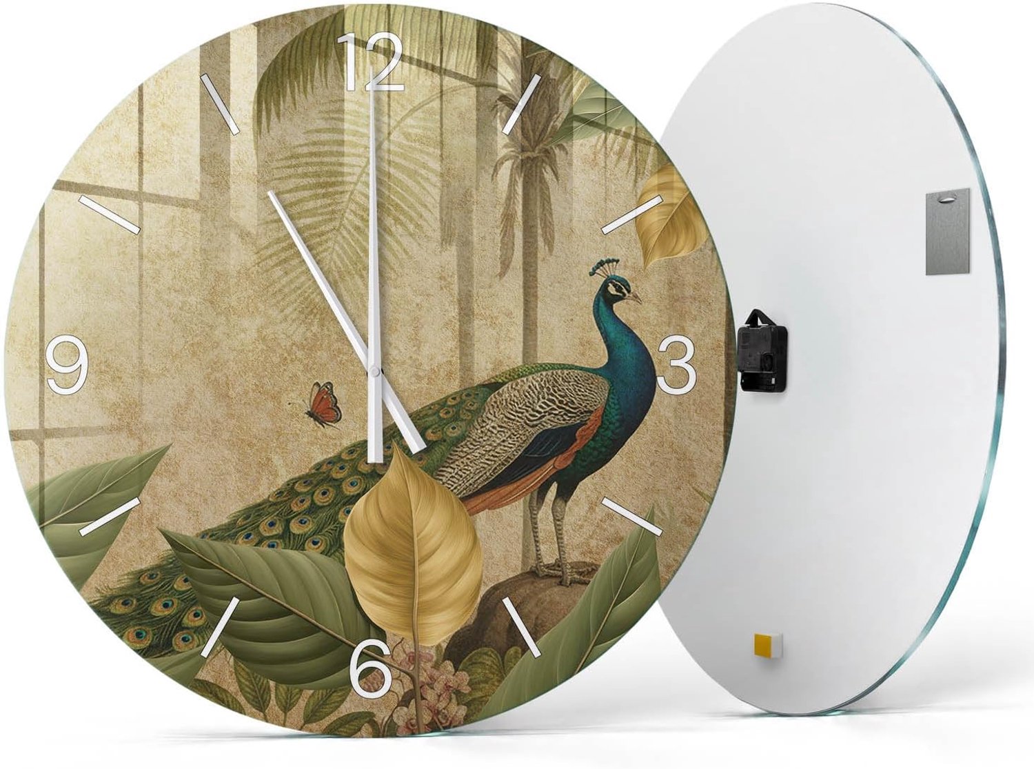 Decoratieve ronde klok Ø 60 cm | Koningsvogel
