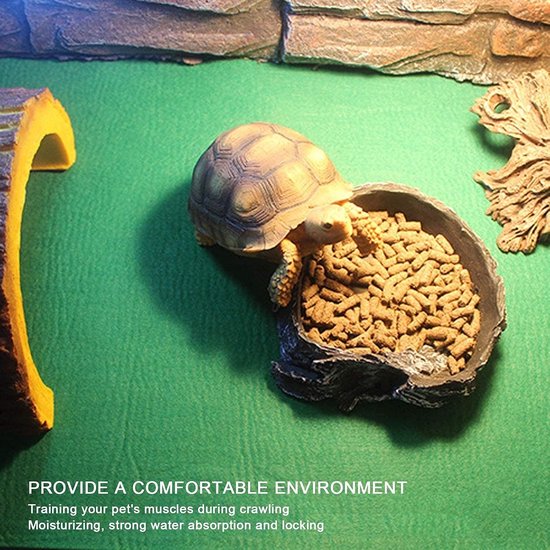 Reptiel Tapijt Polyester Hydraterende Reptiel Pad Wateropname Mat voor Hagedis Schildpad Slangen Bebaarde Draak — afbeelding 5