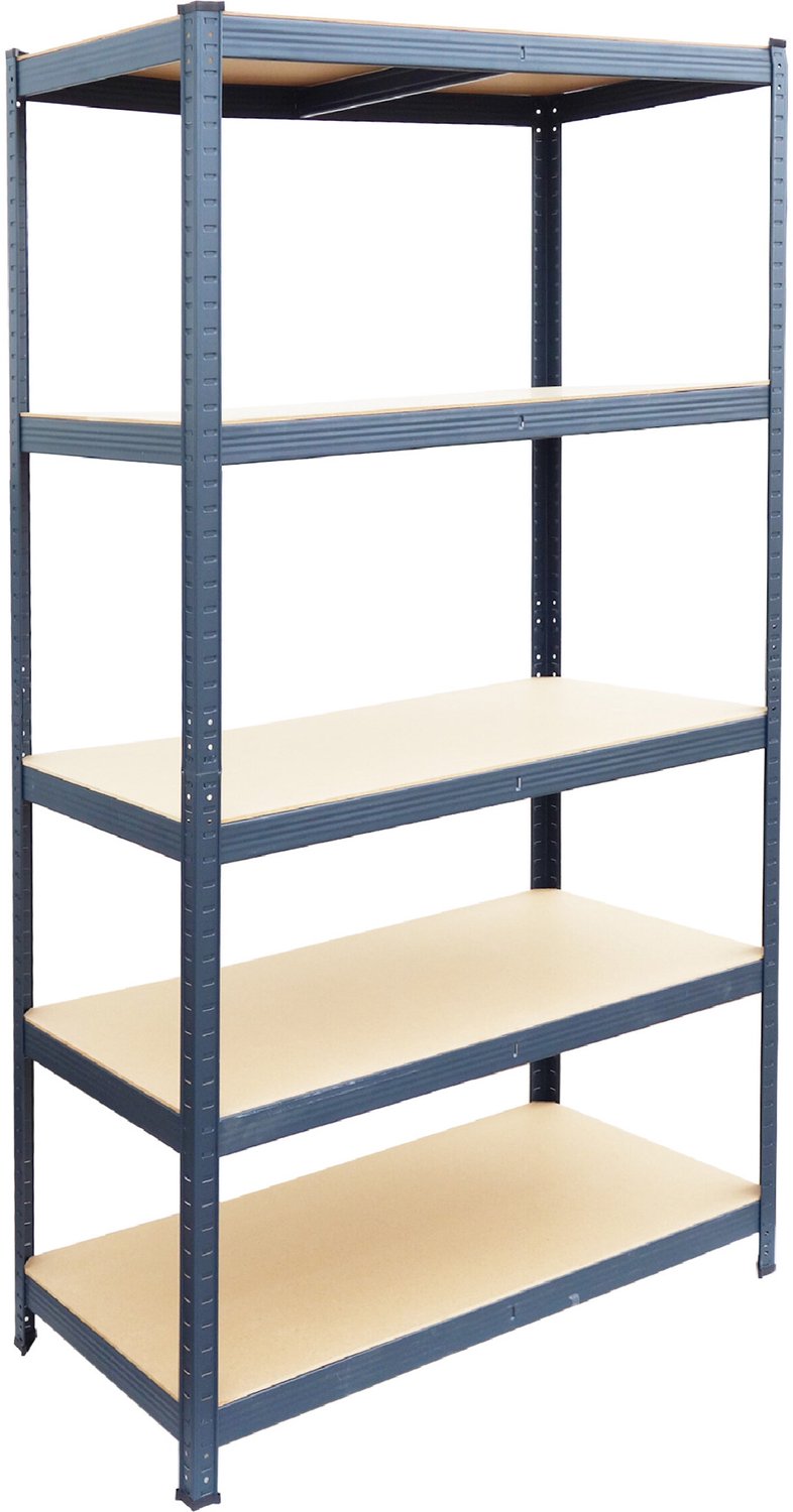 Stellingkast - 180x100x30 cm - 875 kg - antraciet