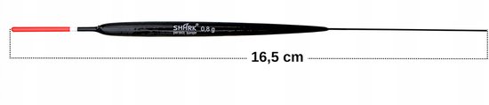 Shark Balsa Dobber 0,8g - 16,5cm - Perfect Hunter — afbeelding 2
