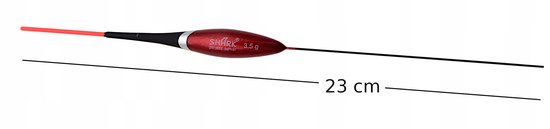 SHARK Balsa Dobber 3,5g / 23cm - Hoogwaardige Vissersdobber — afbeelding 3