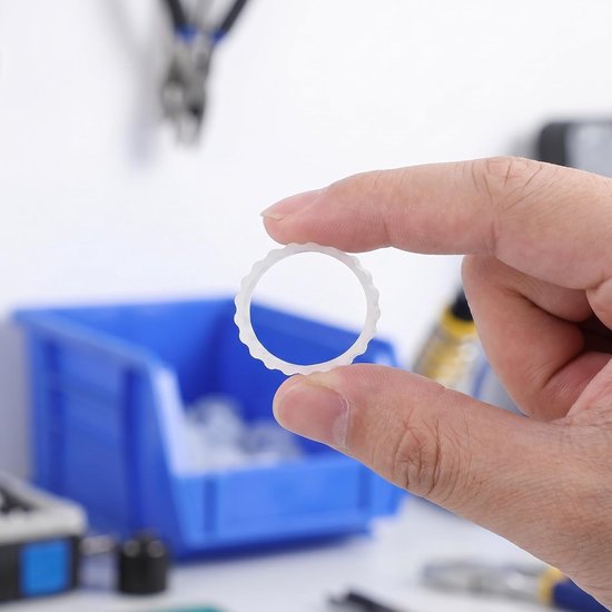10 Stuks Transparante Siliconen Kaarsstabilisator Ringen Antislip Kaarsenhouders voor Taps Toelopende Kaarsen Flexibele Kaarsfixeringsringen voor Stevige Rechte Kaarsenstandaards — afbeelding 5