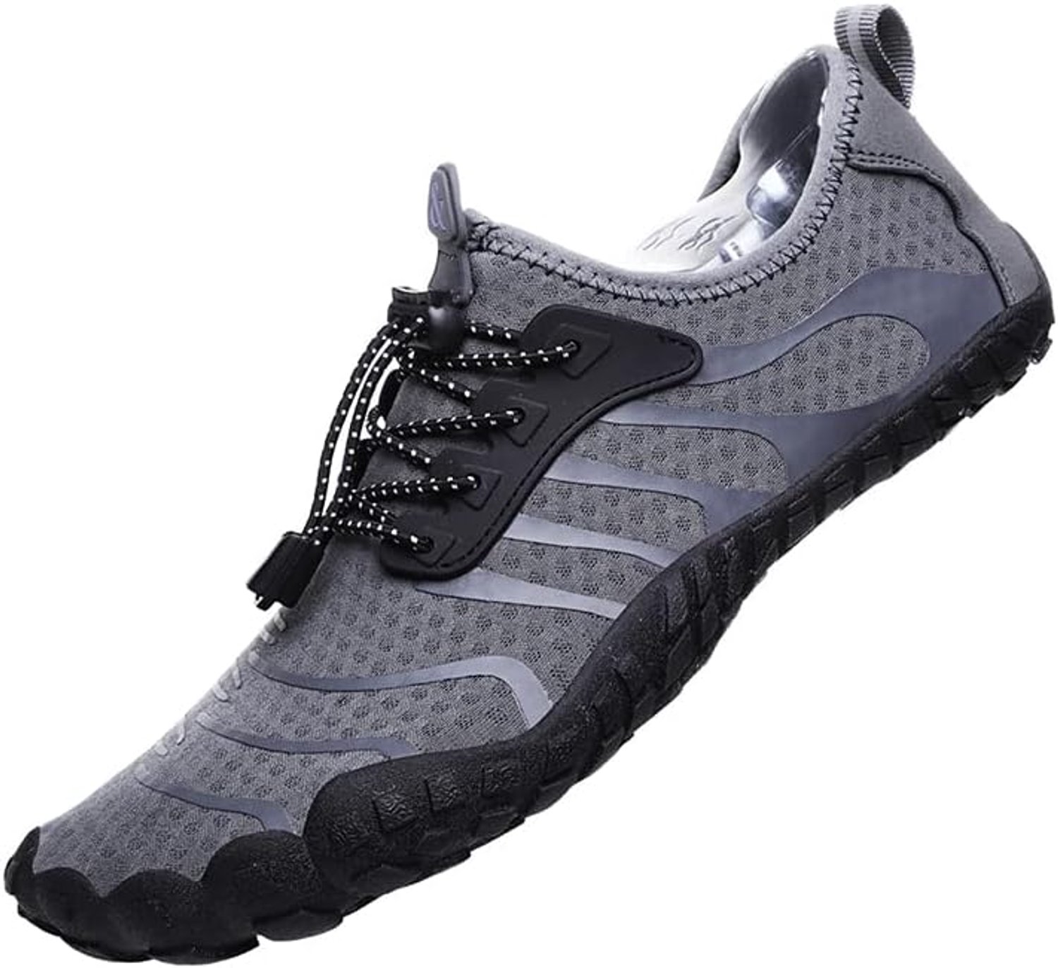 Unisex waterschoenen – Sneldrogend & lichtgewicht – Geschikt voor strand, zwemmen, surfen, duiken en zwembadactiviteiten – Sportschoenen met blotevoetengevoel – Maat: 43