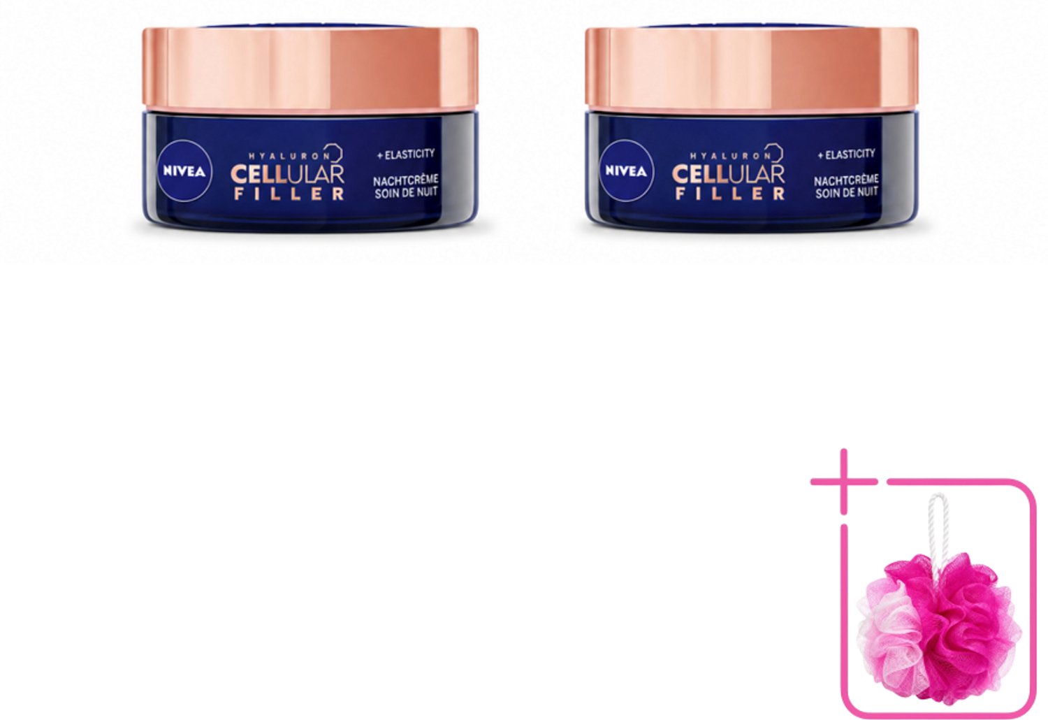 2 x NIVEA - Nachtcrème - CELLular Expert Lift Anti-Veroudering - Voor alle huidtypes - Met Bakuchiol & Hyaluronzuur - Verhoogt collageen & anti-rimpel - 50 ml - Bulkverpakking - Anti-aging crème - Huidverzorging