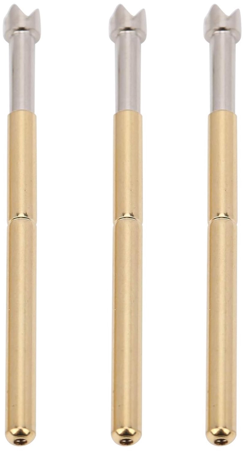 100 stuks P125Q veersonde testpennen 4 klauw messing veerbelaste contactsondes 2 mm nauwkeurig bewerkte hardware-instrumenten voor PCB-testen elektronica reparatie soldeerv — afbeelding 4
