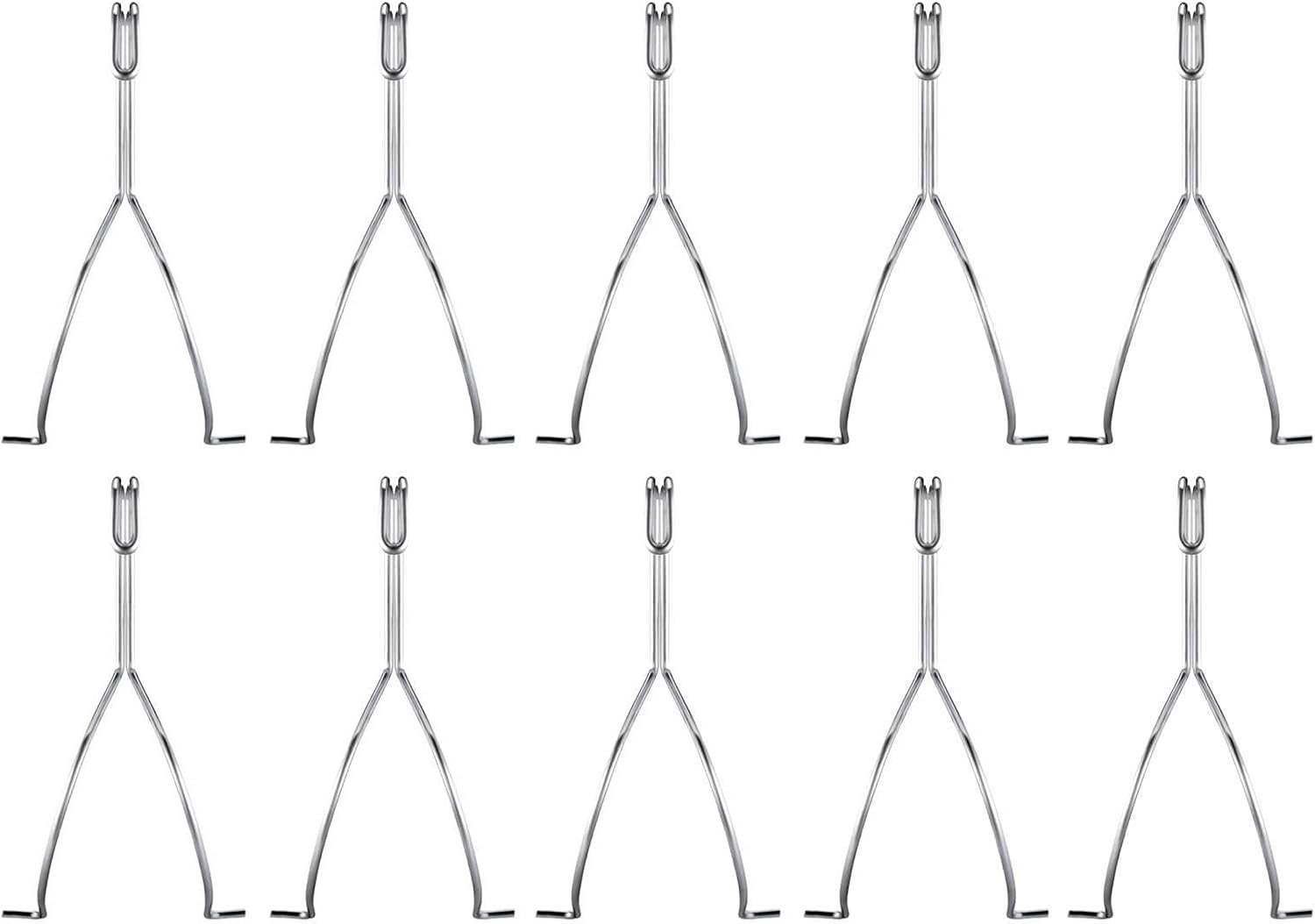 Kabinet Hangers voor Spray Schilderen 10 Stuk No-Drill RVS Clips
