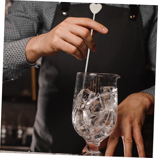 2stuks Rvs Cocktail Roerstaafjes Creatieve Mixers Voor Wijn Sap Lichtgewicht Compact Voor Thuis Restaurant Bar Eenvoudig Te Reinigen Herbruikbaar — afbeelding 2