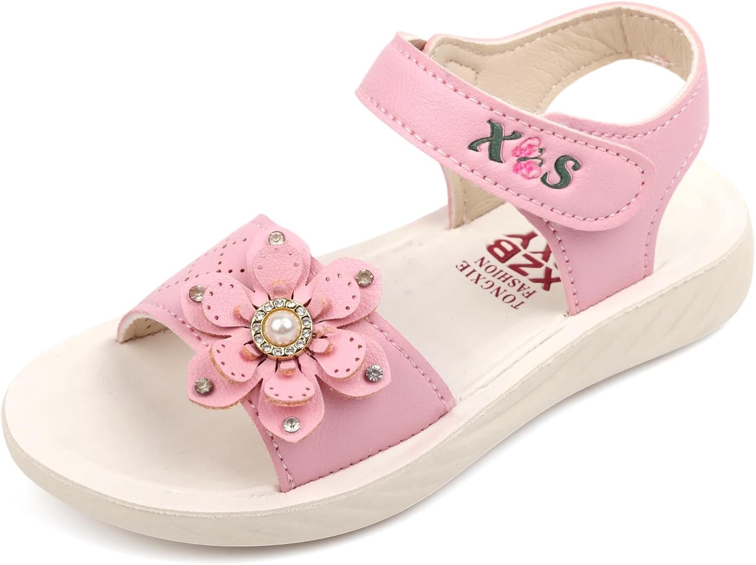 Sandals Girls Summer Sandals Kids Sandals Floral Summer Shoes Beach Sandals - ShopVlot