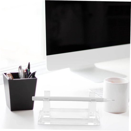 2 Stuks Pennenstandaard Voor Bureau Acryl Vulpen Displayrek Organiseer Uw Schrijfgerei — afbeelding 3