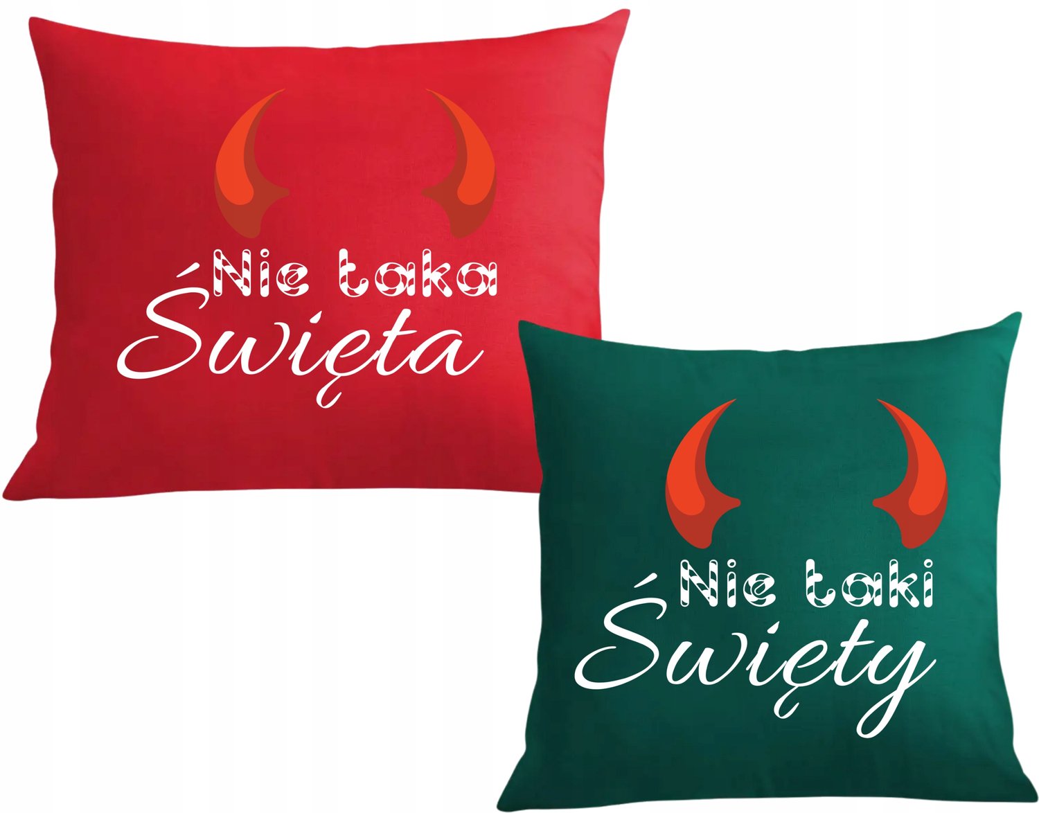 Kerst Kussen met Hoes (2 stuks) - Uniek Cadeau