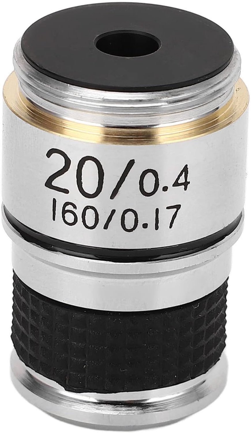 20X Microscoop Objectief Messing Verchroomd Hoge Vergroting voor