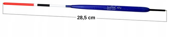 Shark Balsa Dobber Visserij 4,5g - 28,5cm — afbeelding 3