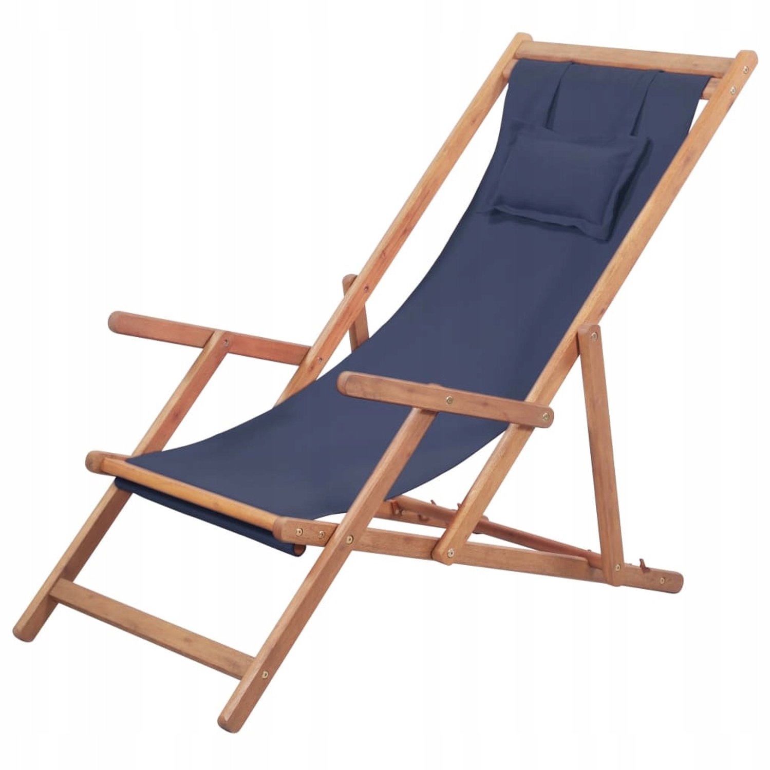 Houten Ligstoel voor Tuin, Balkon & Strand - Verstelbaar