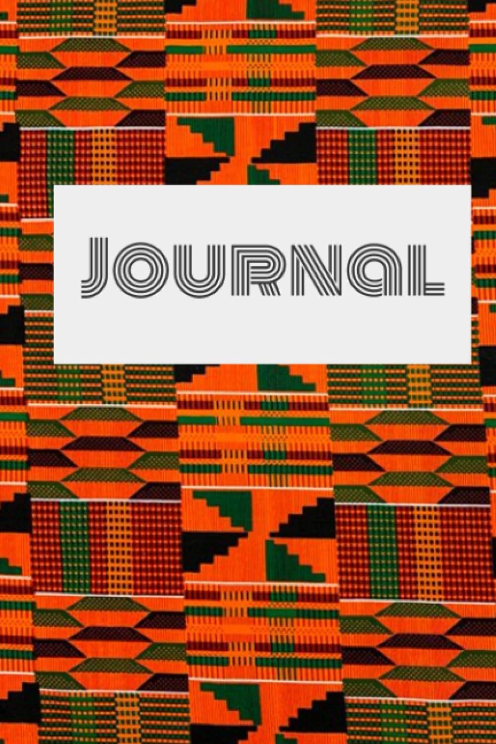 Notitieboek Kente - Unisex - Zwart cultuur - Perfect voor creatief schrijven - ShopVlot