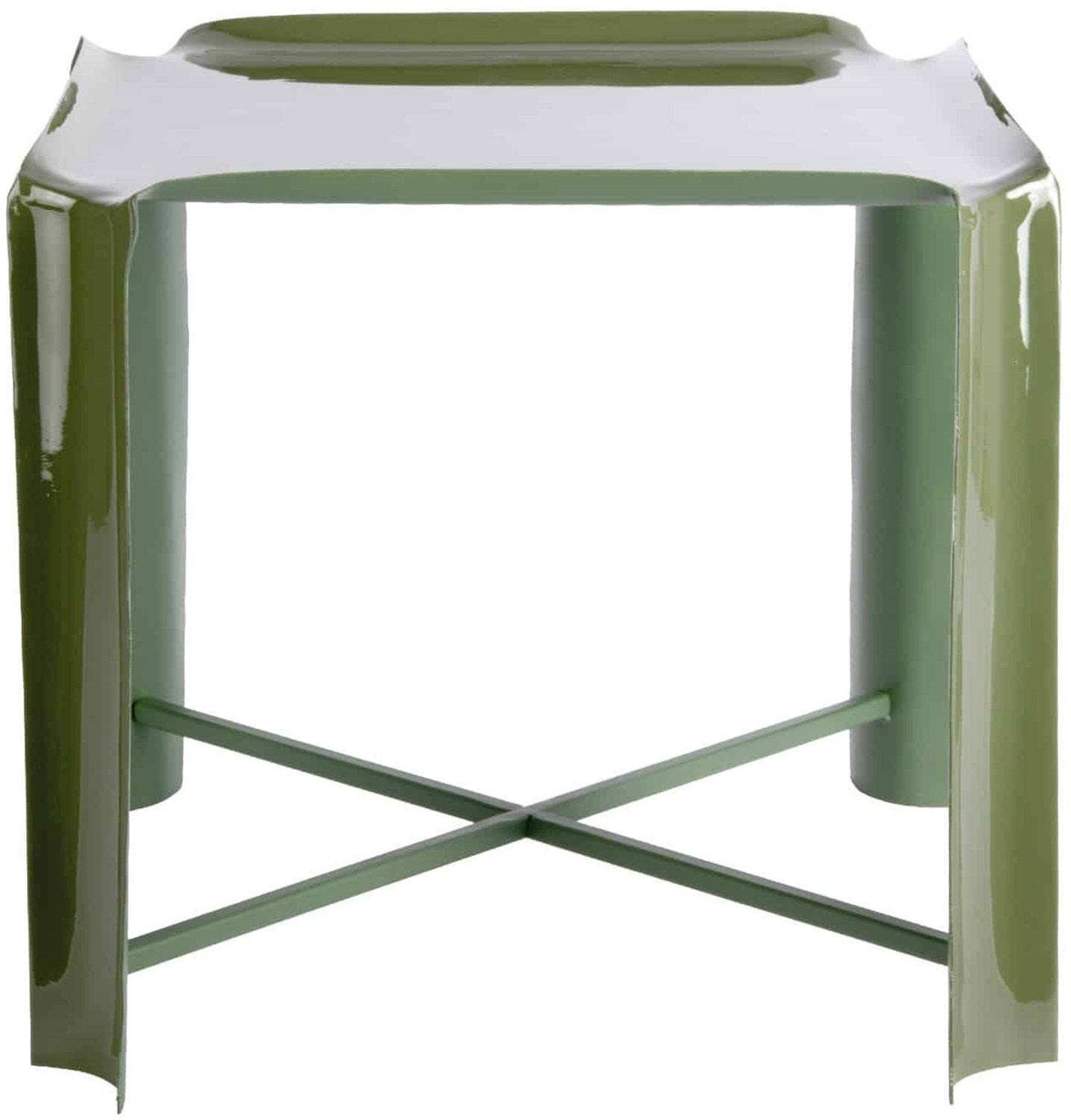 Leitmotiv Bijzettafel Cadiz - Groen - 41x41x41cm - Scandinavisch