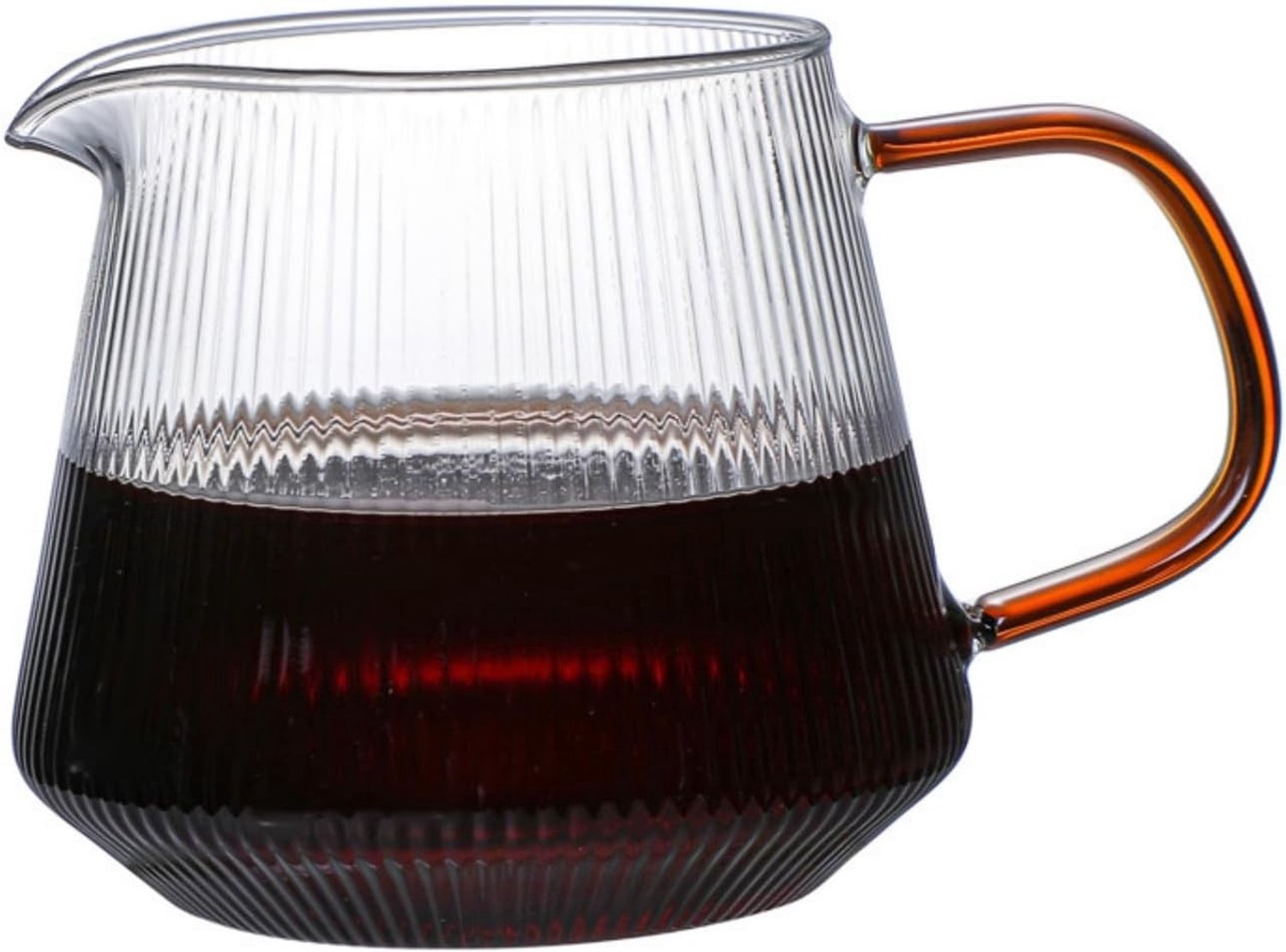 Koffie Server - Transparant - 600 ml - Hittebestendig Borosilicaatglas - Voor Koffie en Thee