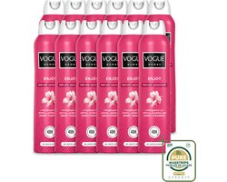 12 x Vogue Cosmetics - Enjoy - Parfum Deodorant - 150 ml - Parfum En Deodorant - Deodorant Spray - Geur En Bescherming - 24 Uur Bescherming - Zweet En Geur Bescherming
