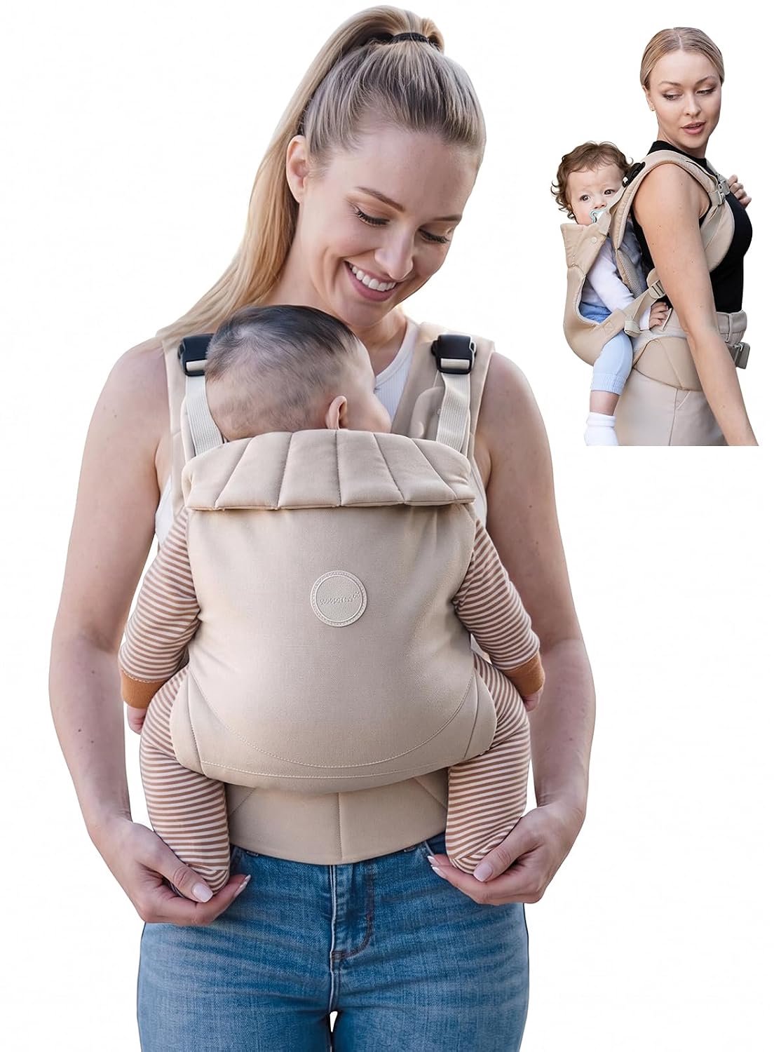 Grownsy Baby carrier for newborns, ergonomic child carrier 3-20 kg - ShopVlot