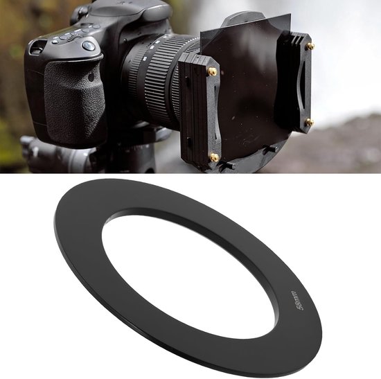 2 stuks filterhouder adapterring 58 mm compatibel met Cokin P-serie, zwart — afbeelding 5