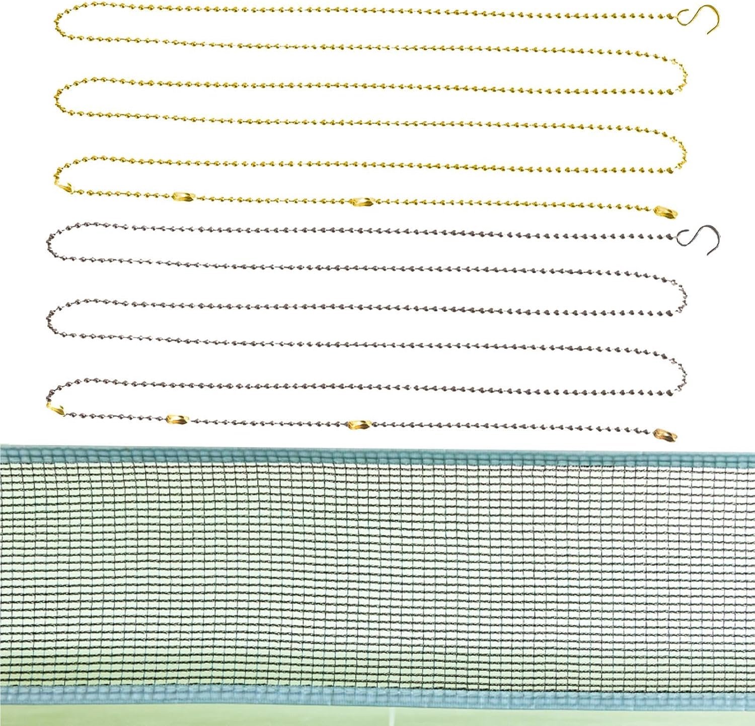 Volleybal netto hoogte ketting - 2,5 m meetgereedschap, koperen