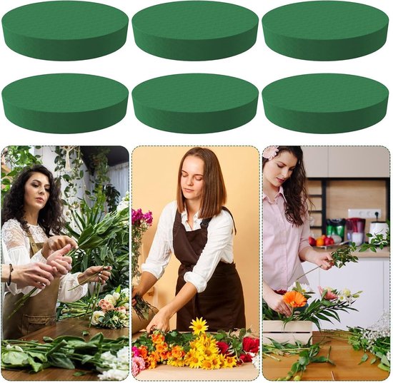 Gree Bloemenblokken Groene Bloemenschuimblokken, Kunstmatig Bloemschuim, — afbeelding 4